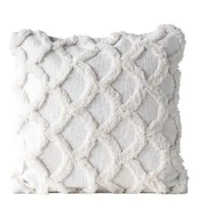 Chenille Scalloped Pillow