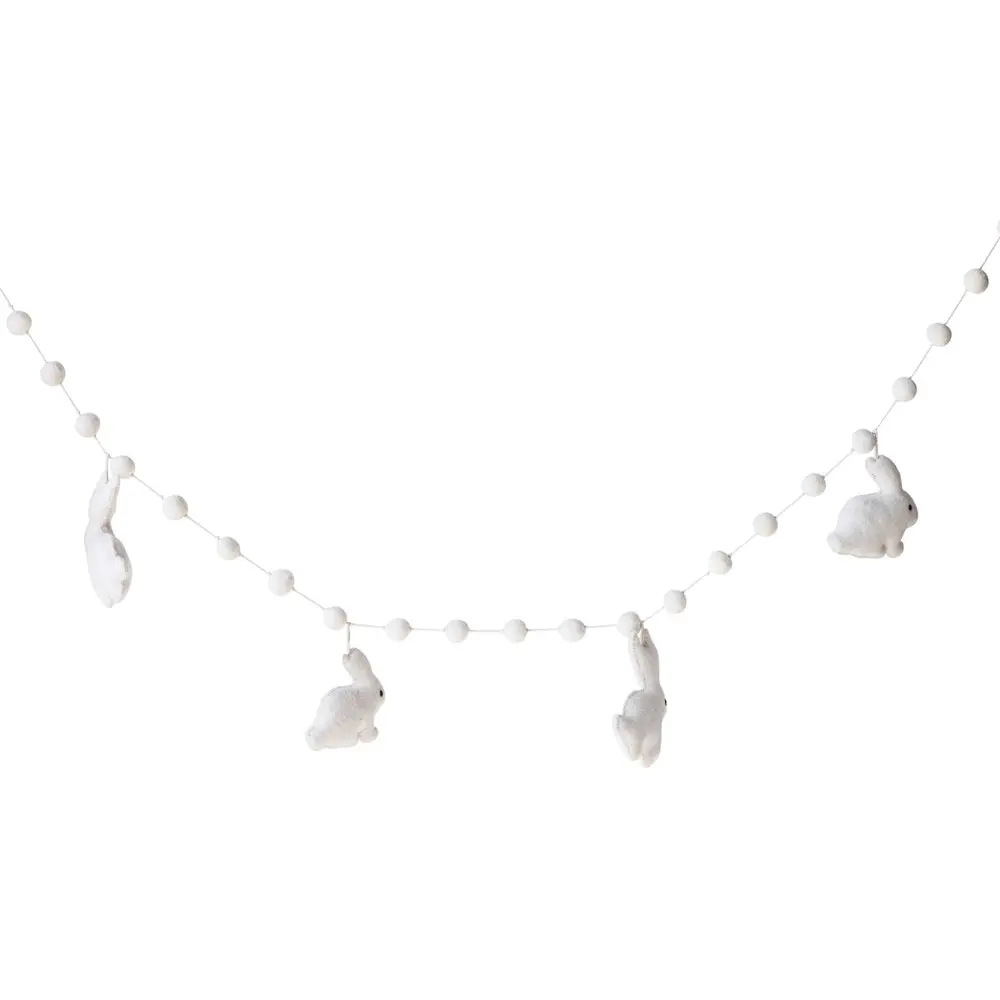 Felt Wool Bunny Garland