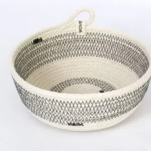 Handcrafted Basket - Small Striped