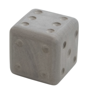Hand-Carved Sandstone Dice