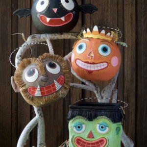 Halloween Papermache Candy Bucket