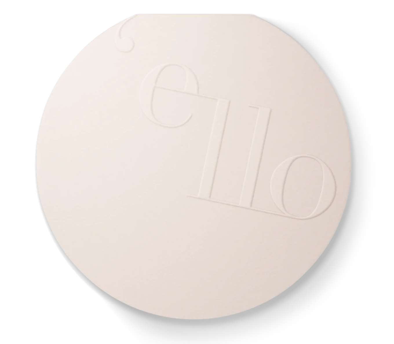 Ello Blank Clamshell Greeting Card