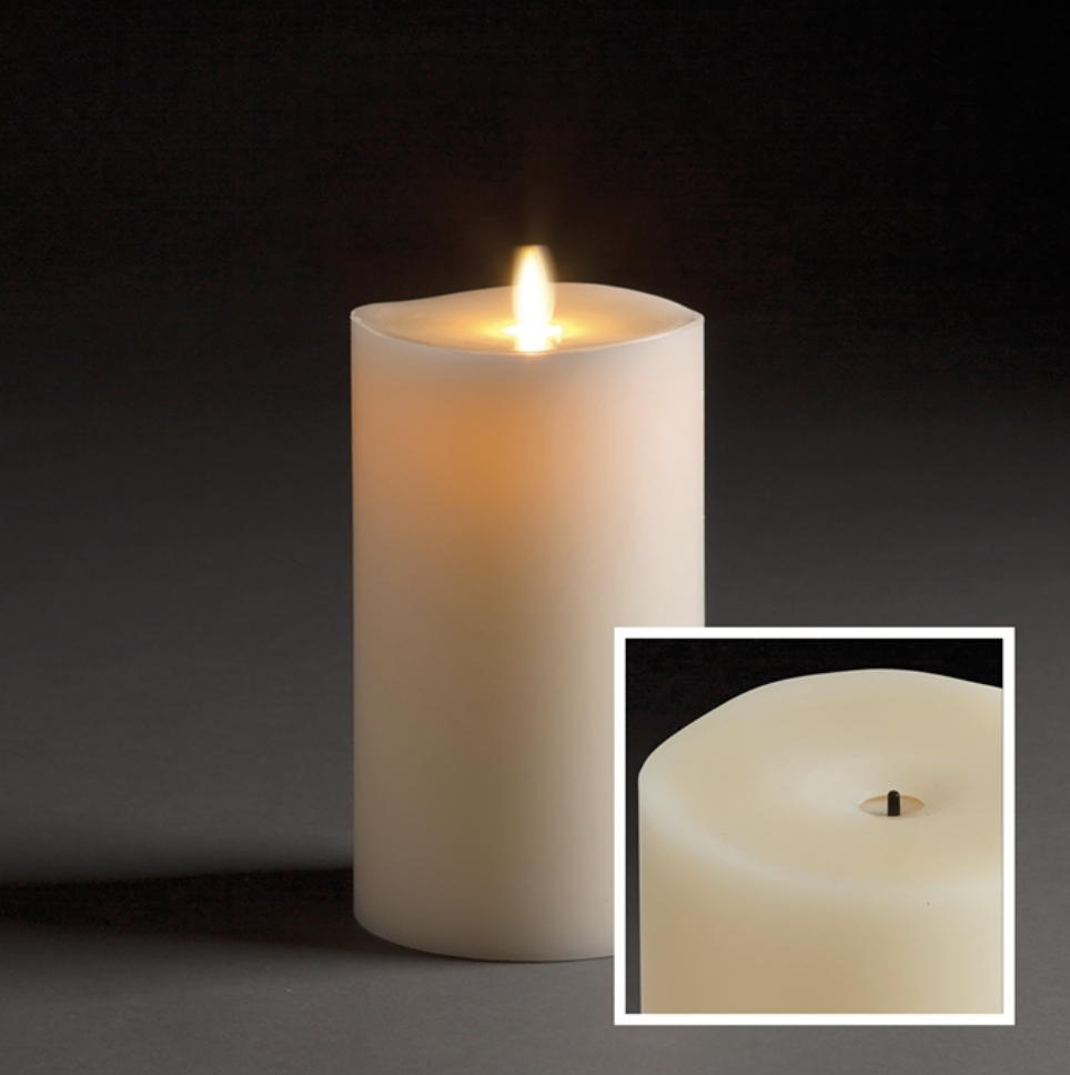 Lightli Wick-To-Flame Pillar