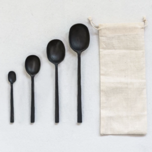 Cast Aluminum Spoons - Set 4