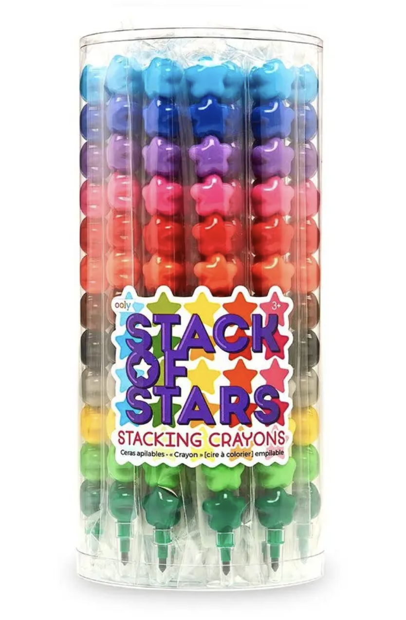 Stack of Stars Stacking Crayons