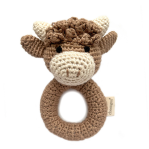 Hand Crocheted Baby Rattles & Teethers