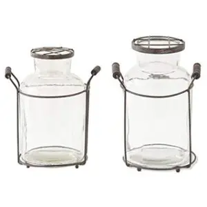 Vintage Jar w/Metal Frog Top