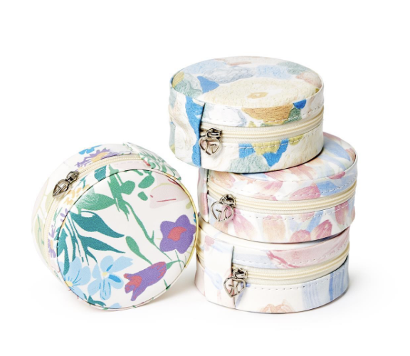 Floral Travel Jewelry Box