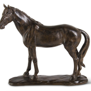 Brown Resin Horse Statue