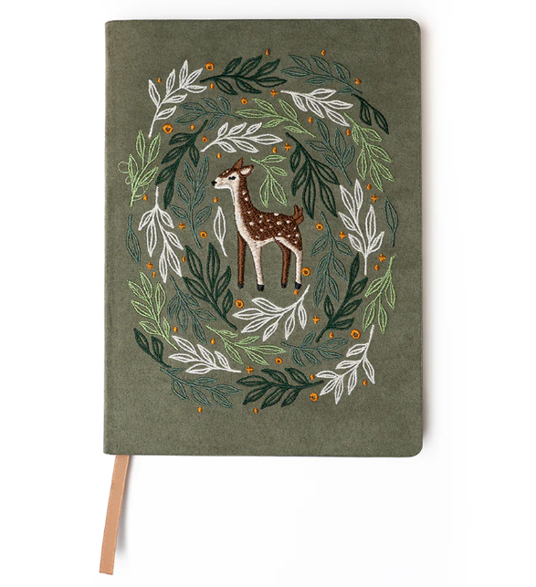 Denik Embroidered Journal