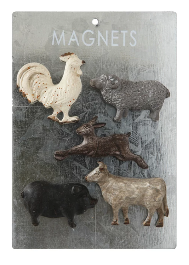 Pewter Animal Magnets
