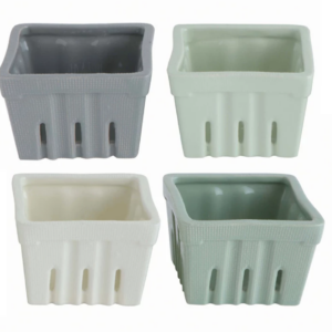 Stoneware Berry Basket