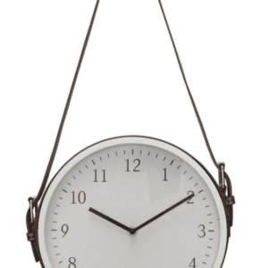 Leather Belt Wall Clock