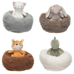 Plush Animal on Bean Bag