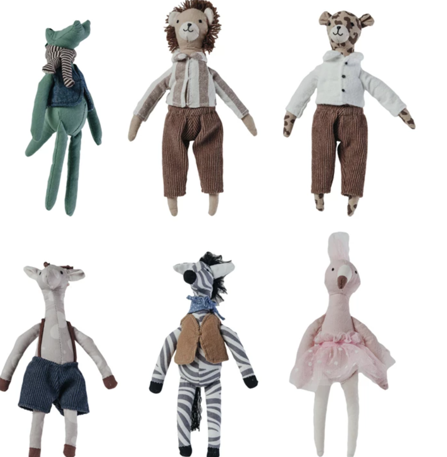 Plush Animals In Clothes