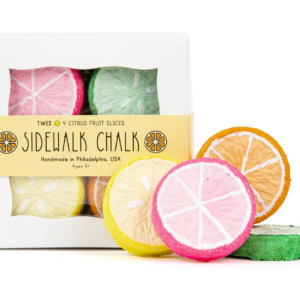Citrus Fruit Slices Sidewalk Chalk