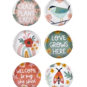 Bird, Rainbow + Butterfly Magnet Set