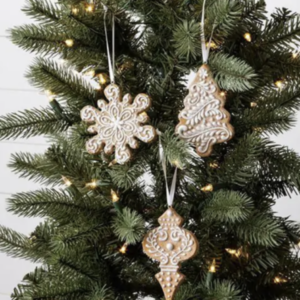 Iced Gingerbread Ornaments