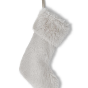 White Vegan Fur Stocking