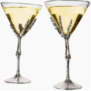 Skeleton Martini Glasses
