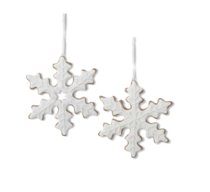 Gingerbread Snowflake Ornament
