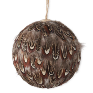 Brown Feather Ornament