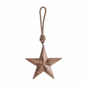 Wood Star Ornament