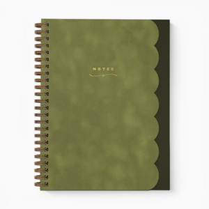 Scallop Notebook - Moss
