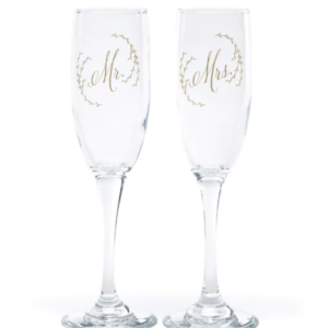 Ethereal Floral Flute Set