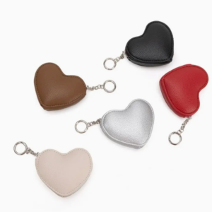 Puffy Heart Coin Purse Charm