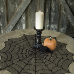 Spider Web Round Table Topper