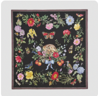 Alice Garden Square Scarf