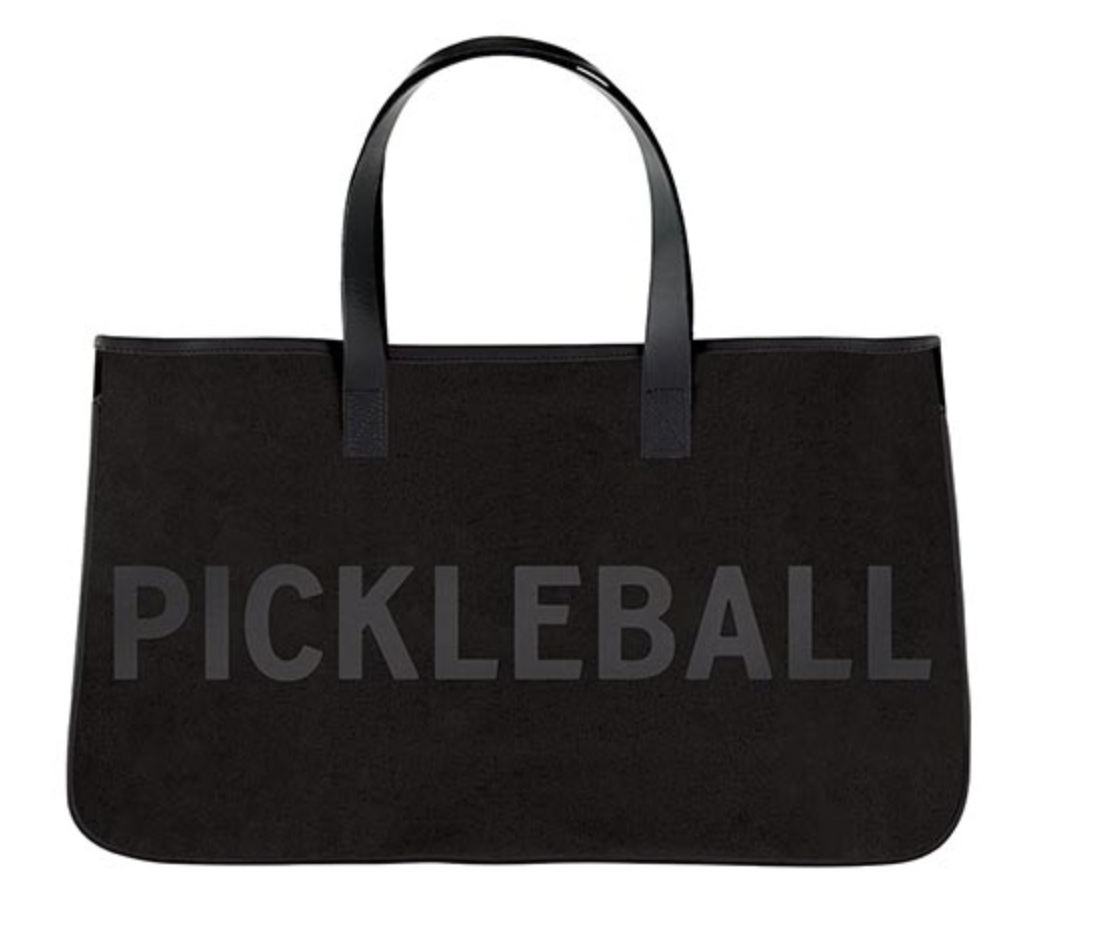Black Canvas Tote