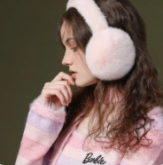 Pink Fluffy Ear Muffs