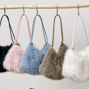 Plush Fur Shoulder Bag