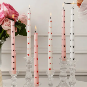 Valentine's Pillar Candles