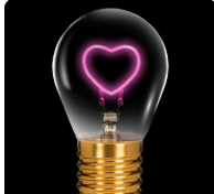 Heart Neon Lightbulb