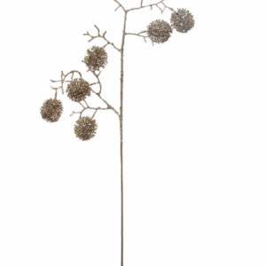 25" Tinsel Ball Pick, Champagne Finish