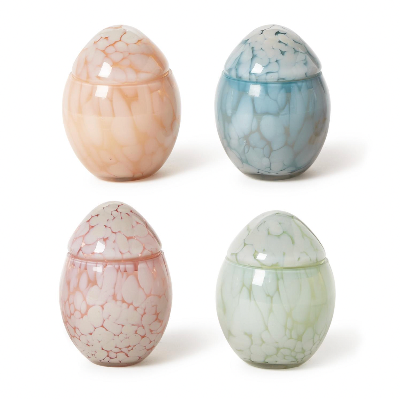 Glass Egg Candle