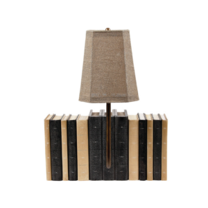Charcoal Bookshelf Lamp
