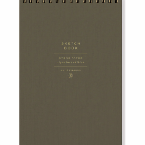 Olive Green Spiral Sketchbook