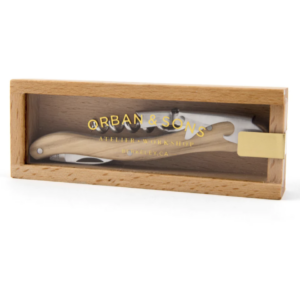 Olivewood Corkscrew In Beechwood Box