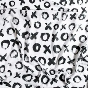 Organic Cotton Baby Swaddle - XOXO