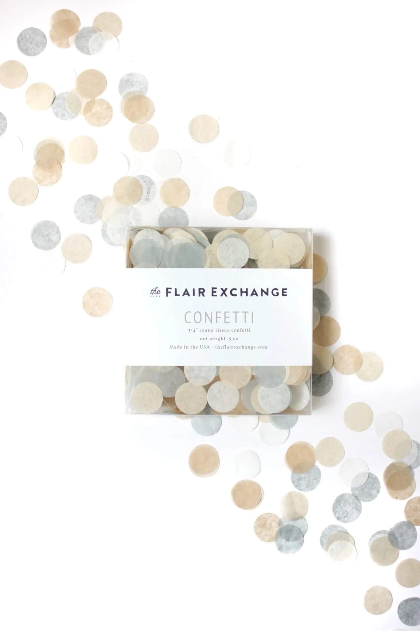 Natural Hand-Cut Confetti