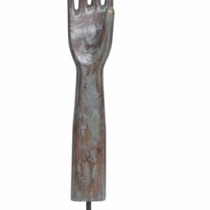 Wooden Glove Mold on Base