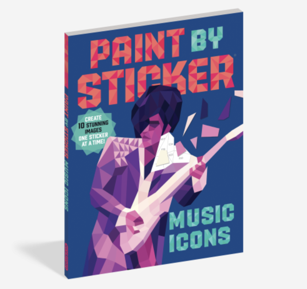 Paint by Sticker: Music Icons