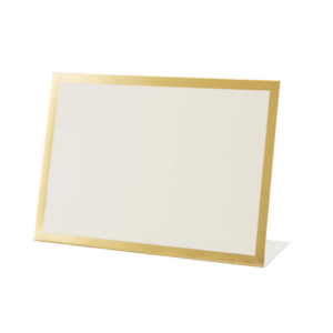 Gold Foil Frame Place Card