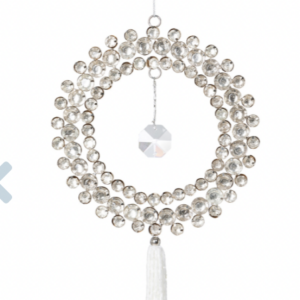 Rhinestone Wreath Ornament