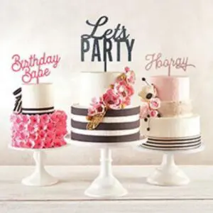 Acrylic Cake Toppers