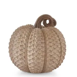 Beige Textured Pumpkin 11.5"